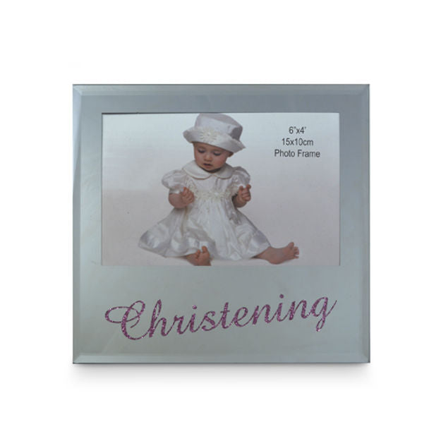 CHRISTENING GIRL FRAME 6x4