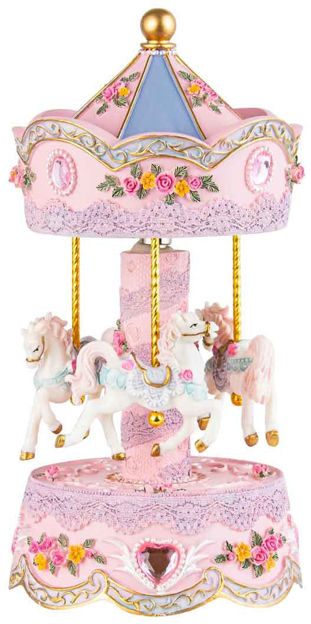 SWEET PINK MUSICAL CAROUSEL
