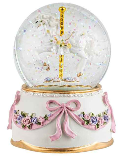 PRETTY WATER GLOBE WITH MUSIC