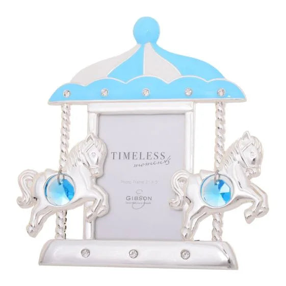 Baby Boy Carousel Frame 2X3