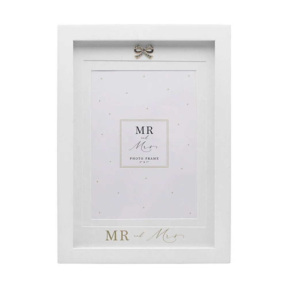 Jewelled Mr & Mrs Frame 5X7