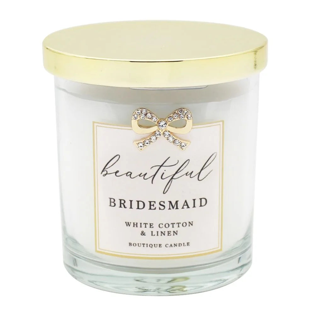 Jewelled Bridesmaid Candle