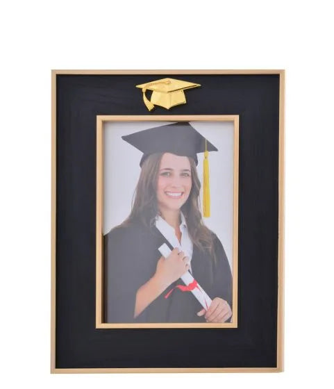 Golden Graduation Frame 4X6