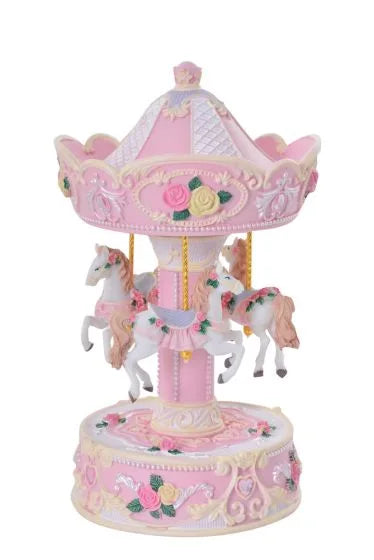 Musical Pink Carousel Medium