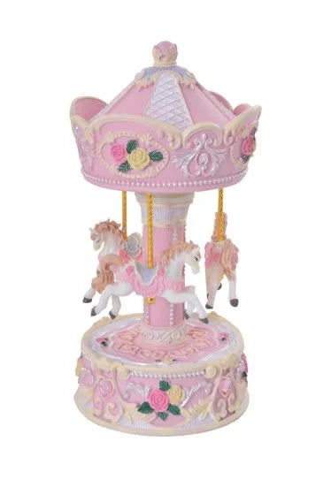 Musical Pink Carousel Small