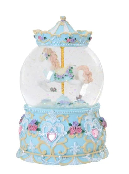 Musical Blue Carousel Waterball