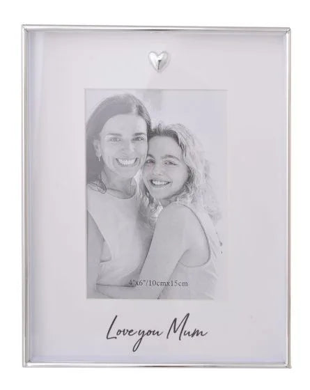 Love Heart Love Mum 4X6 Frame