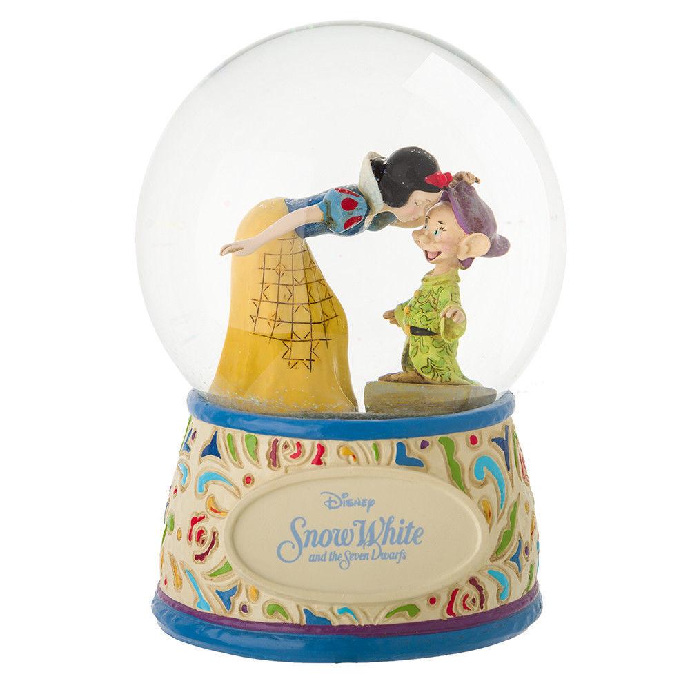 Jim Shore Disney Traditions - Snow White & Dopey Water ball - 80th Anniversary - Sweetest Farewell