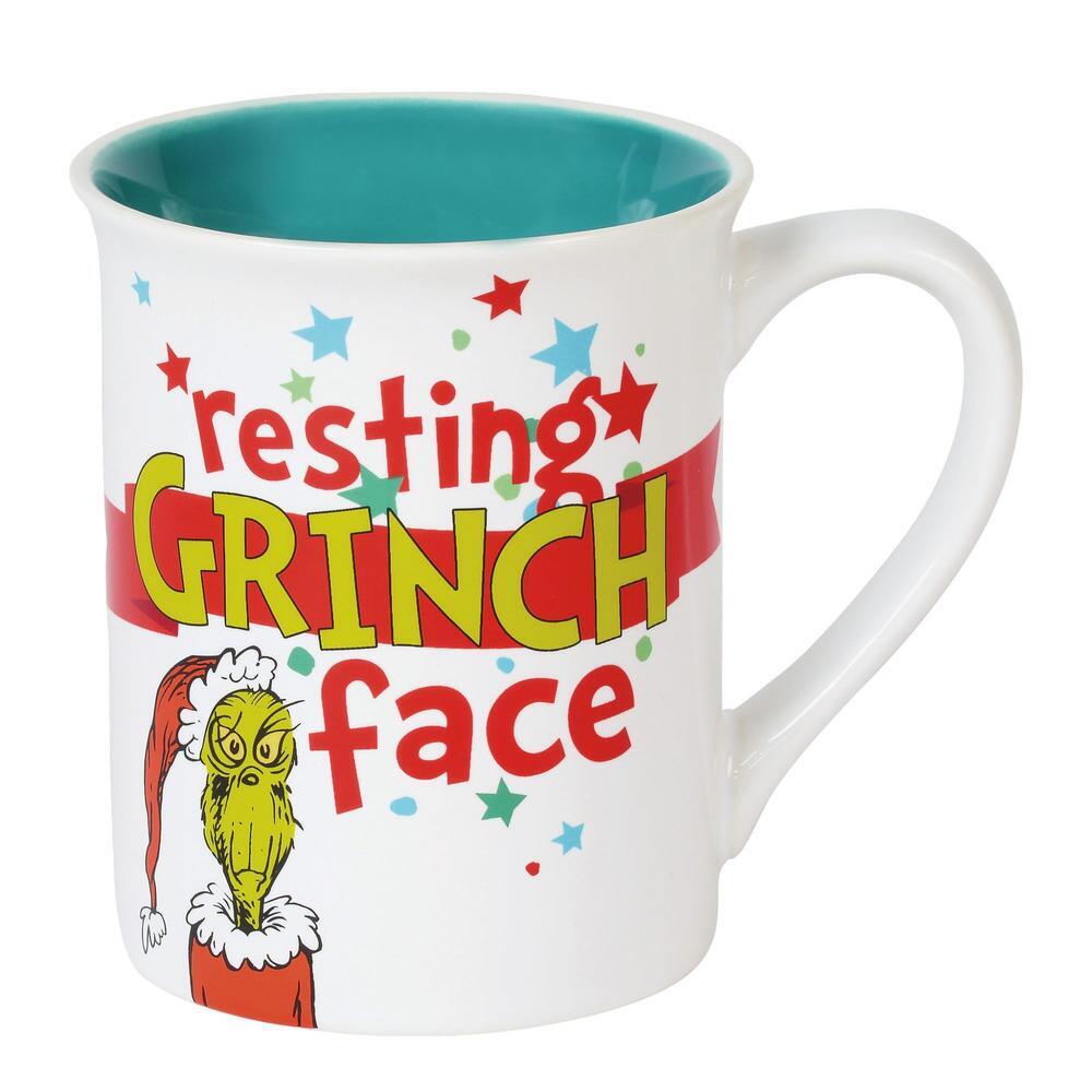 D56 Grinch - 11.4cm/4.5" Resting Grinch Face Mug