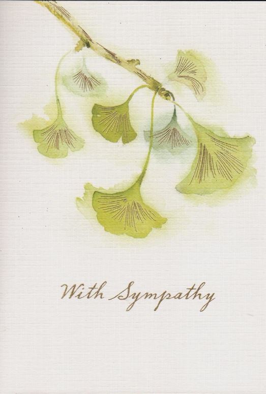 WITH SYMPATHY GENERAL GREETING CARD