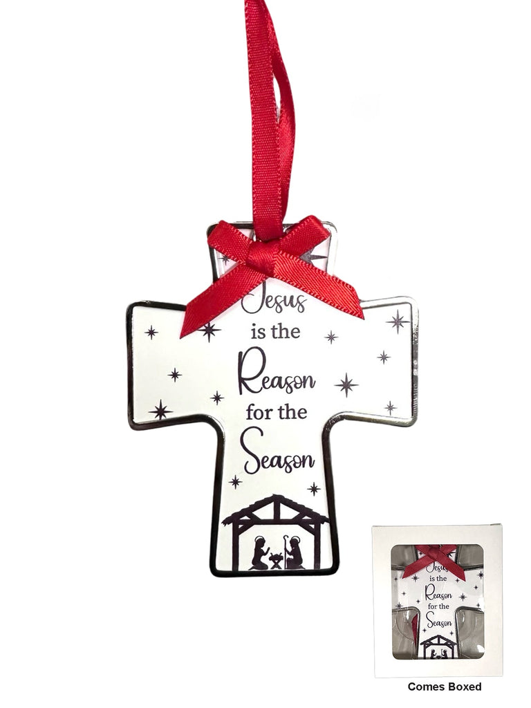 CROSS ORNAMENT - JESUS IS THE REASON