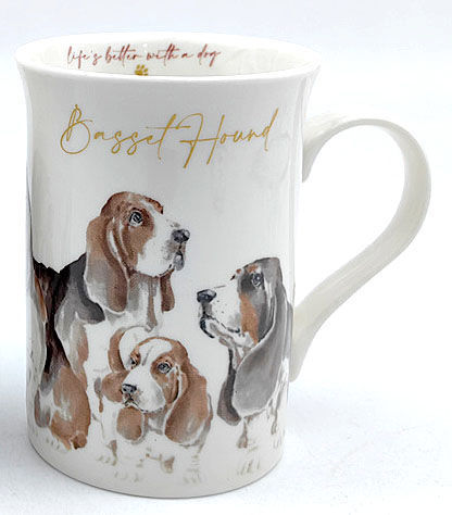 Muddy Paws - Basset Hound Mug