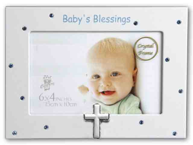 BABY BLUE CRYSTAL FRAME