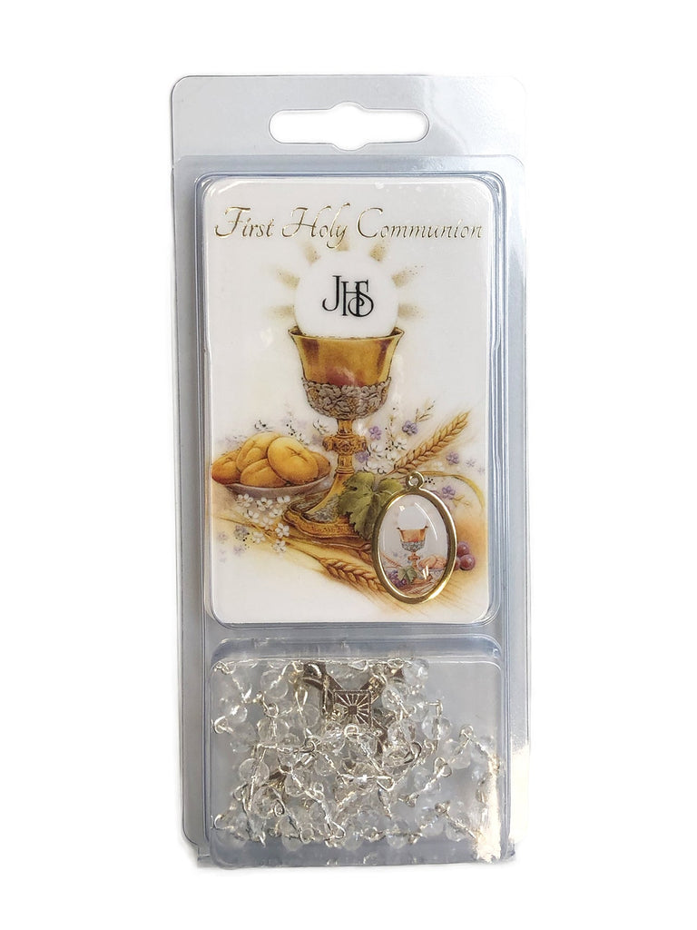 COMMUNION ROSARY WITH CARD