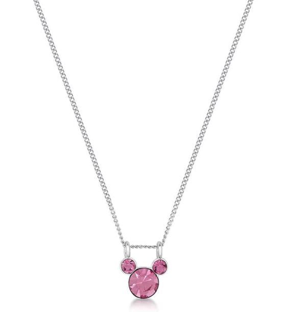 ECC MICKEY OCTOBER BIRTHSTONE NECKLACE