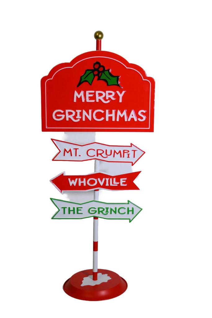 Dr Seuss Stnd Grinch Sign