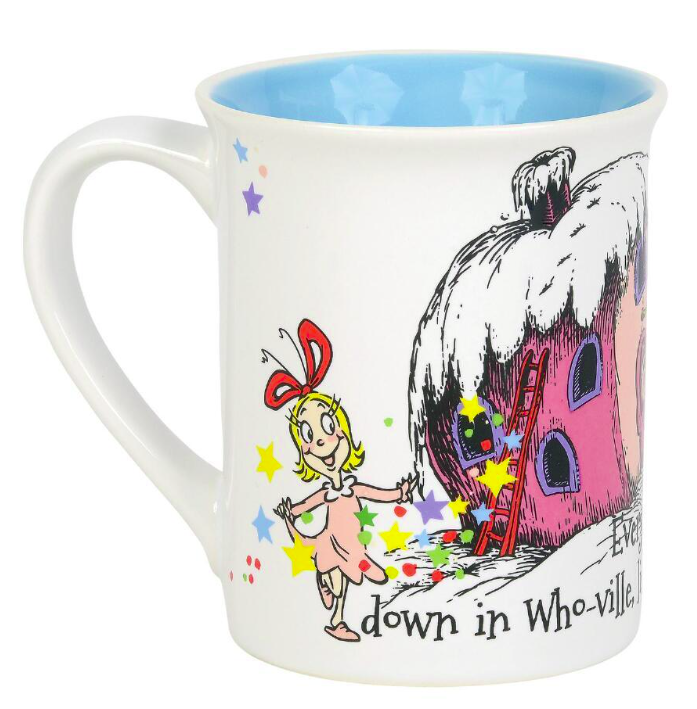 D56 Grinch - 11.4cm/4.5" Dashing Through The No Mug