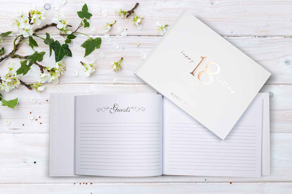 Rose Gold Guest Book- Birthday
