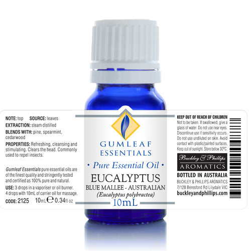 Eucalyptus Essential Oil   ( Gumleaf Essentials )