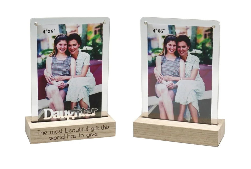 Dual View 4X6 Frame Daughter (Portrait)