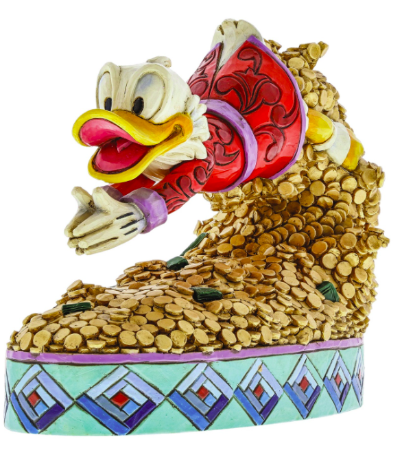 Jim Shore Disney Traditions Scrooge McDuck Treasure Dive