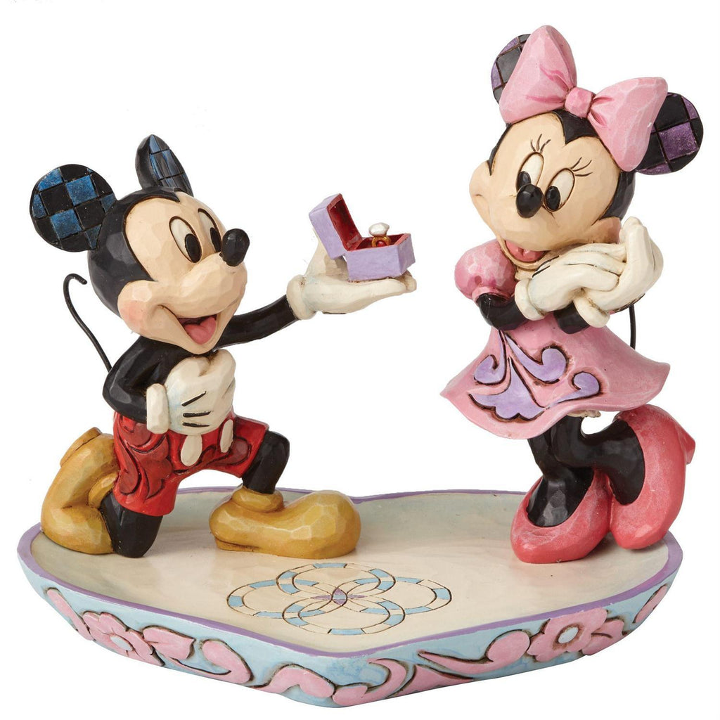 Disney Traditions - 13cm Mickey Proposes to Minnie