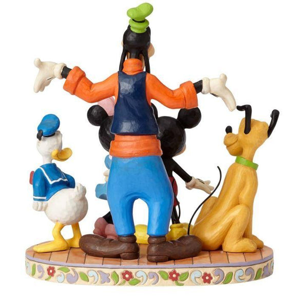 Jim Shore Disney Traditions - The Fab Five The Gang's All Here Figurine