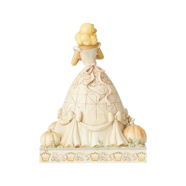 Jim Shore Disney Traditions - Cinderella White Woodland Darling Dreamer Figurine