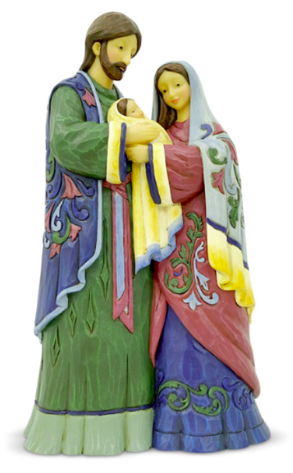 Heartwood Creek - 28.6cm/11.25" Single Piece Holy Family