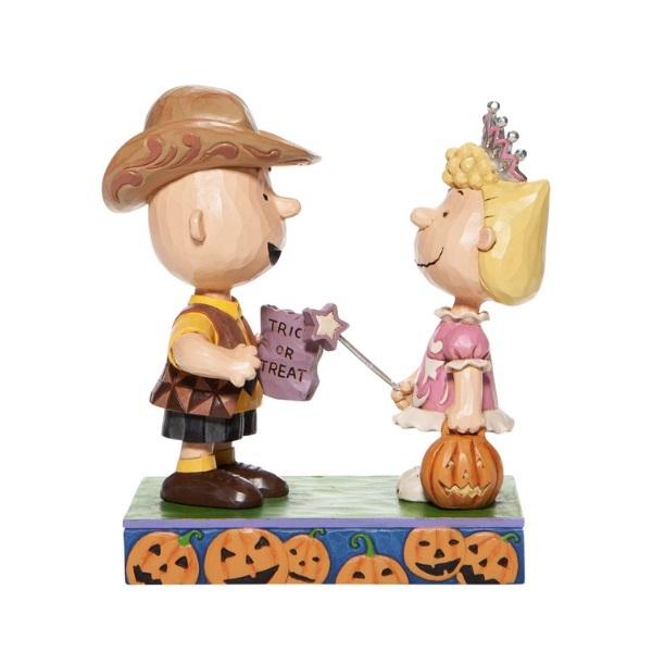 Jim Shore - Peanuts - Charlie Brown & Sally - Trick or Treat