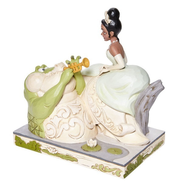 Jim Shore Disney Traditions - White Woodland Tiana with Louie