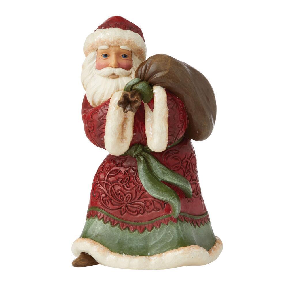 JIM SHORE HEARTWOOD CREEK VICTORIAN - SANTA WITH TOY BAG