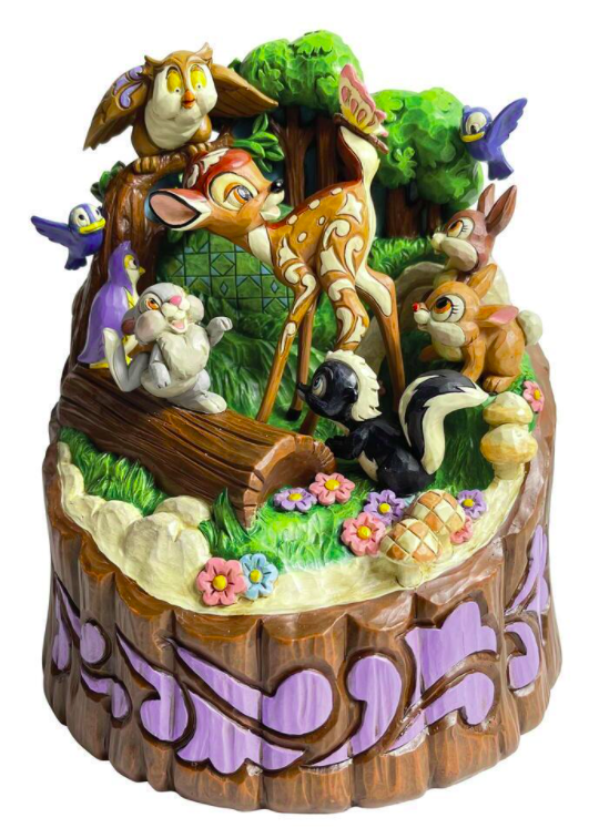 Jim Shore Disney Traditions Bambi Carved By Heart 80th Anniversary