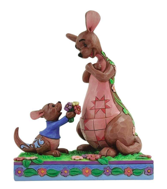 Jim Shore Disney Traditions Roo Giving Kanga Flowers