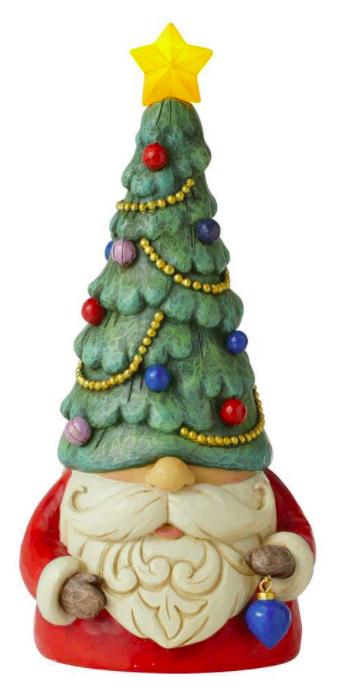 Heartwood Creek - 23.5cm/9.25" Christmas Tree Lit Gnome Christmas Gnomes, Let Your Joy Shine Bright