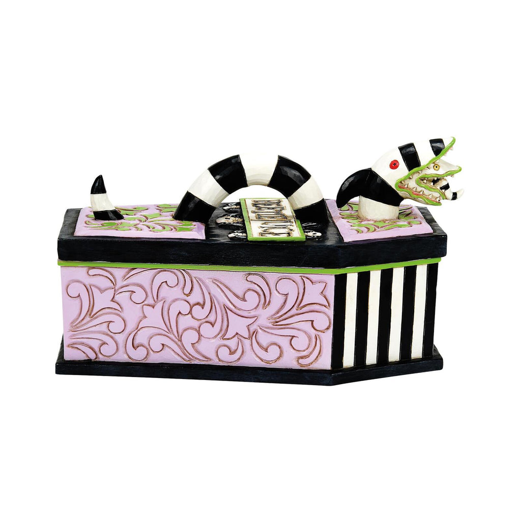 Beetlejuice by Jim Shore - 8cm Coffin Trinket Box