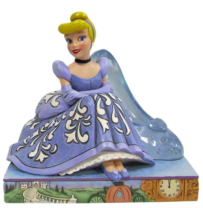 Disney Traditions Cinderella With Glass Slipper