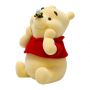 DISNEY WINNIE THE POOH FLOCKED FIGURINE