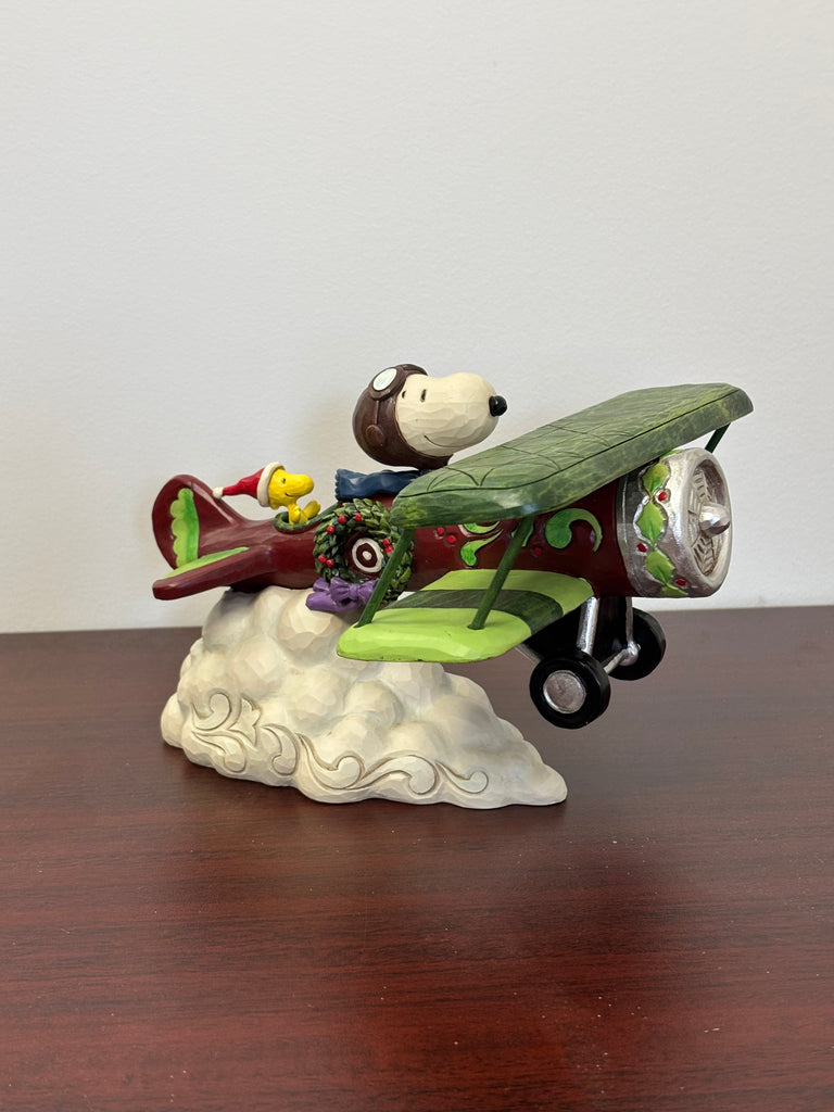 Peanuts by Jim Shore - Snoopy Flying Ace Plane