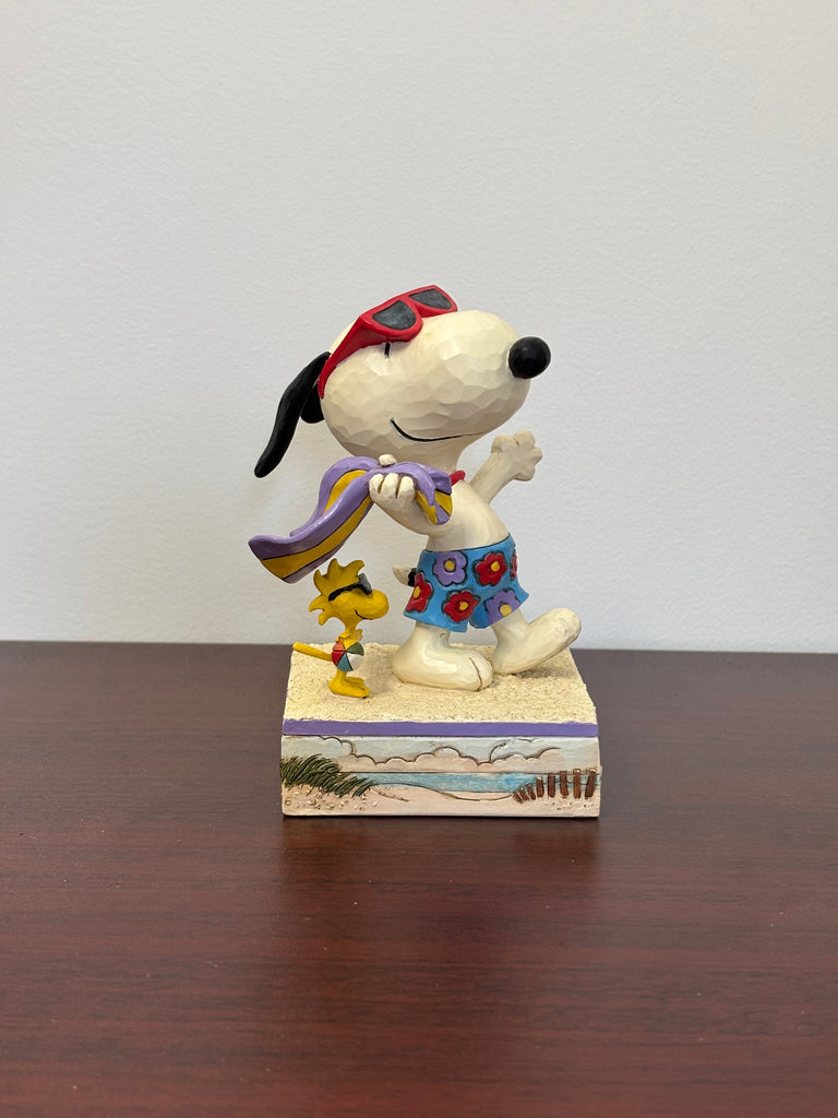 Peanuts by Jim Shore - Snoopy & Woodstock Beach Day