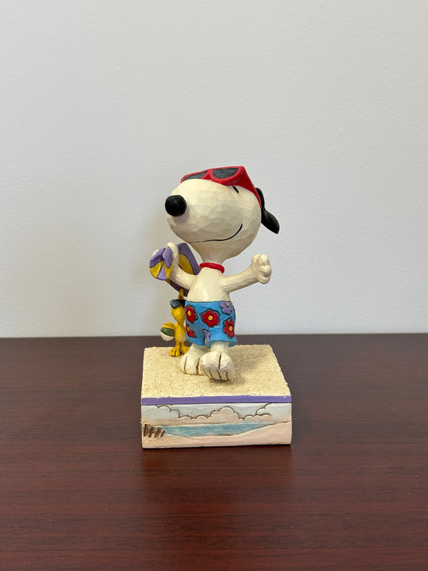 Peanuts by Jim Shore - Snoopy & Woodstock Beach Day