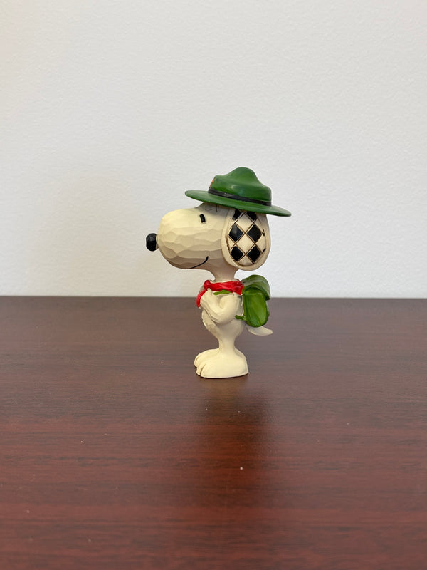 Peanuts by Jim Shore - Snoopy Boy Scout Mini Figurine