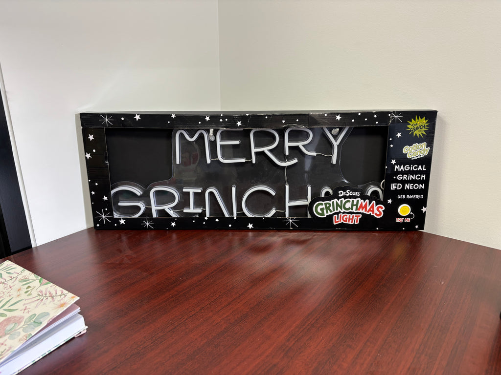 Merry Grinchmas Christmas Sign