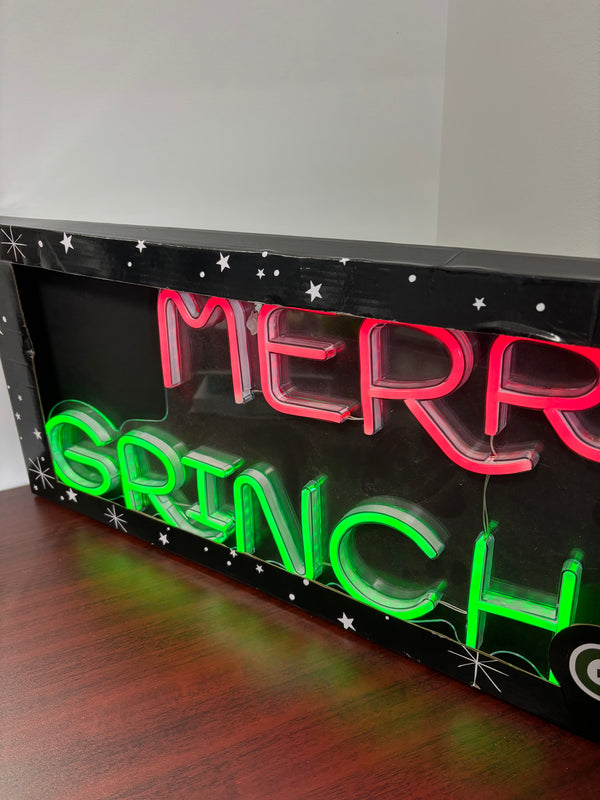 Merry Grinchmas Christmas Sign