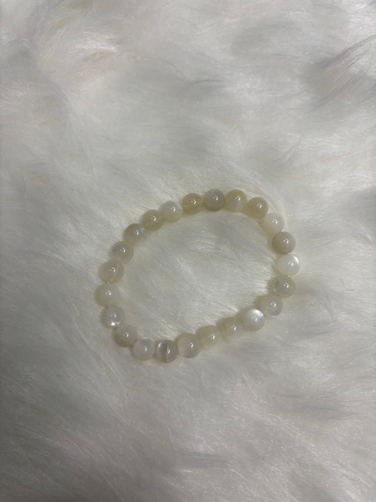 Rainbow Moonstone Elastic Bracelet
