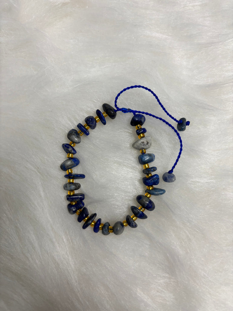 Lapis Lazuli Threaded Bracelet