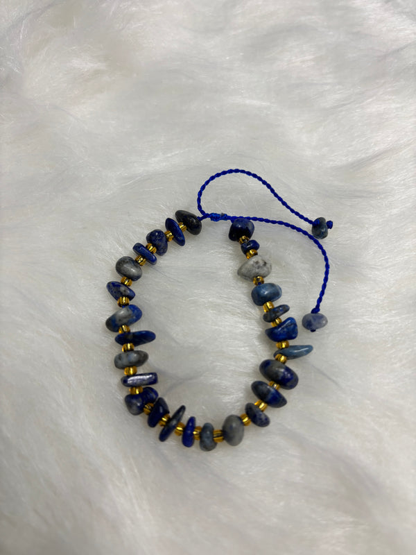 Lapis Lazuli Threaded Bracelet