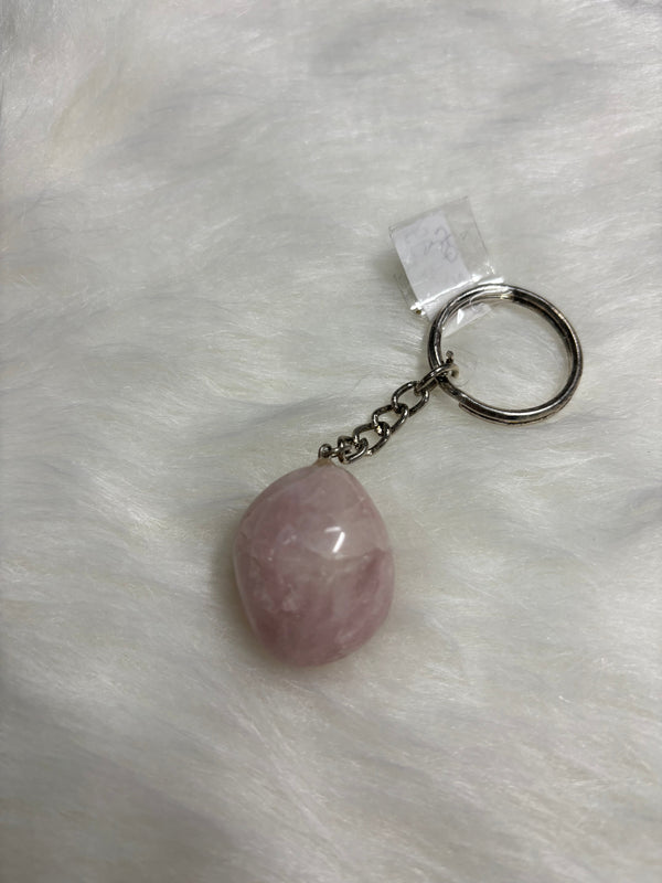 Rose Quartz Keychains