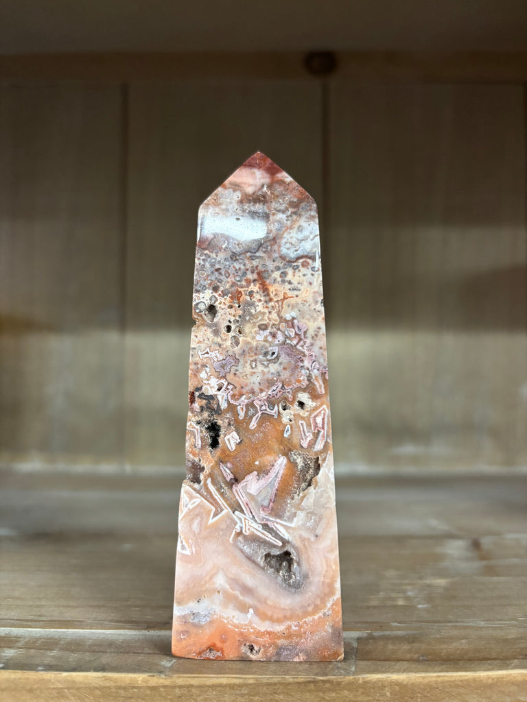 Crazy Lace Agate Tower
