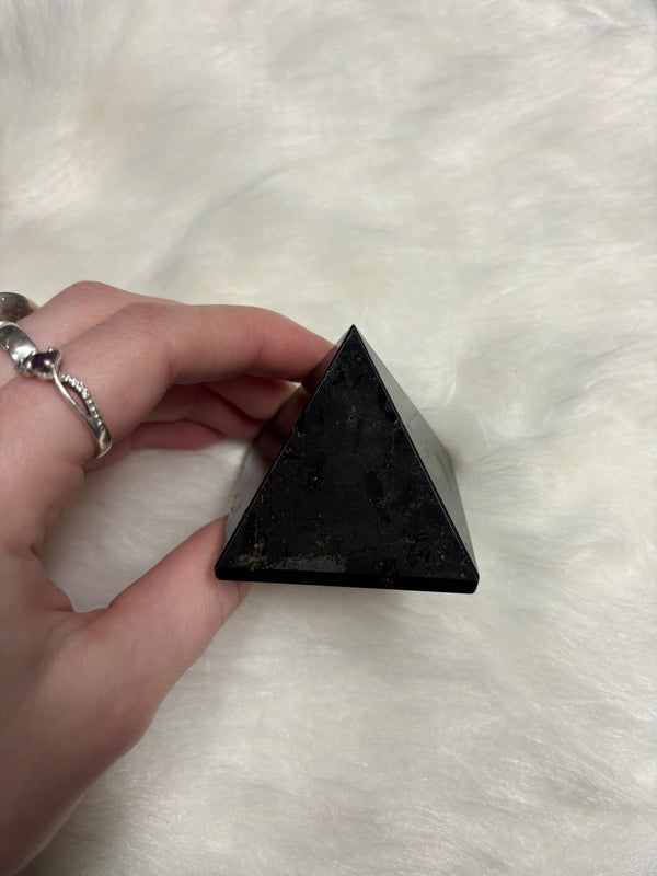 Black Tourmaline Large Pyramid